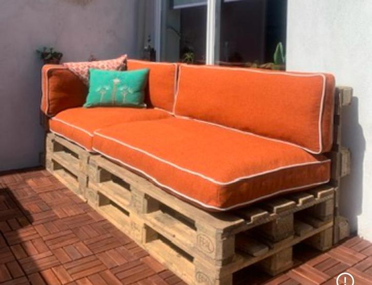 Nieuwe pallet kussens Terracotta kleur, Tuin en Terras, Tuinmeubel-accessoires, Nieuw, Ophalen