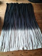 4 x Inbetween Gordijnen Ombre Wit- Zwart, Huis en Inrichting, Stoffering | Gordijnen en Lamellen, Ophalen, Grijs, 200 cm of meer