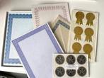 Certificaat, Diploma, Oorkonde Papier A4 met folie stickers, Ophalen of Verzenden, Nieuw