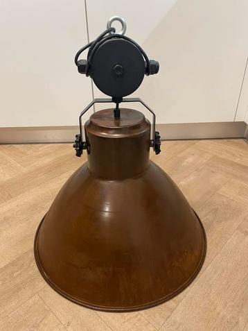 Industriële Hanglamp - koperkleur, Ø 46cm, H 52cm beschikbaar voor biedingen