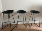 Hay about a stool barkrukken zwart 3 st. (Zithoogte 75cm), Huis en Inrichting, Barkrukken, 3 krukken, Ophalen, 60 tot 90 cm