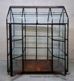 Diverse Kweekkas /Tuinkas Zwart Staal op wielen, Staal, Ophalen of Verzenden, Glas, Kweekkas