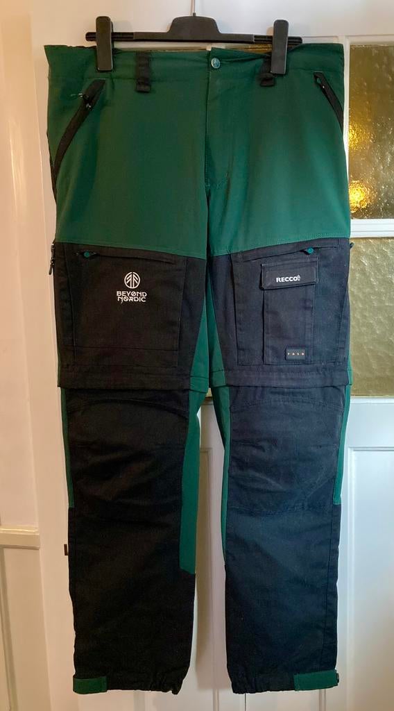 ‼️Beyond Nordic zip-off pants Men BN004 4XL /60 groen zwart, Ophalen of Verzenden, Nieuw, Overige maten, Zwart