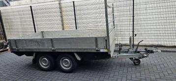Aanhanger kipper elektrisch Anssems 306x156 oplooprem beschikbaar voor biedingen