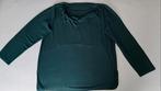 Donkergroen shirt met lange mouwen, mt. 46, Kleding | Dames, T-shirts, Maat 46/48 (XL) of groter, Ophalen of Verzenden, Zo goed als nieuw