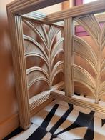 Vintage rotan bamboo leaf tafel (onderstel), Huis en Inrichting, Tafels | Bijzettafels, Ophalen, Overige materialen, Gebruikt