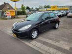 Peugeot 206+ 1.1 5D 2012 Zwart, Auto's, Peugeot, Voorwielaandrijving, 206+, 750 kg, 4 cilinders