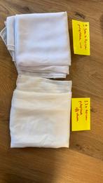 2x tafelloper en tule wit, Ophalen, Zo goed als nieuw, Rechthoek