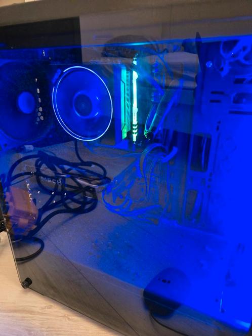 Desktop-Game PC-Gaming PC incl 24"monitor, Computers en Software, Desktop Pc's, Zo goed als nieuw, SSD, Gaming, Ophalen