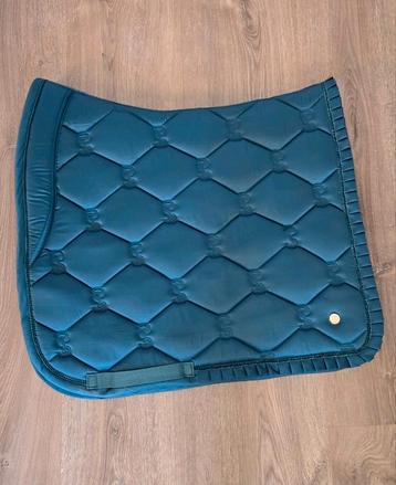 PS of Sweden Ruffle Petrol Blue FULL dressuurdekje + S shirt beschikbaar voor biedingen