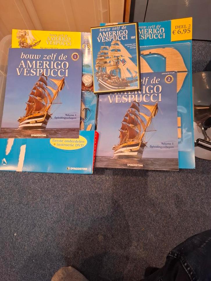 Amerigo Vespucci modelboot De Agostini (120 delen), Hobby en Vrije tijd, Modelbouw | Auto's en Voertuigen, Ophalen