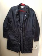 Donkerblauwe jas met capuchon maat 40, Ophalen of Verzenden, Gedragen, Maat 38/40 (M), Blauw