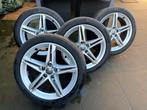 Originele audi velgen met banden 18 inch, Auto-onderdelen, Banden en Velgen, Ophalen, 18 inch, Banden en Velgen, Personenwagen
