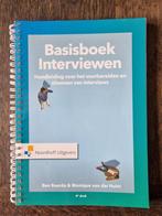 Basisboek interviewen, Boeken, Verzenden, Diverse auteurs, HBO, Zo goed als nieuw