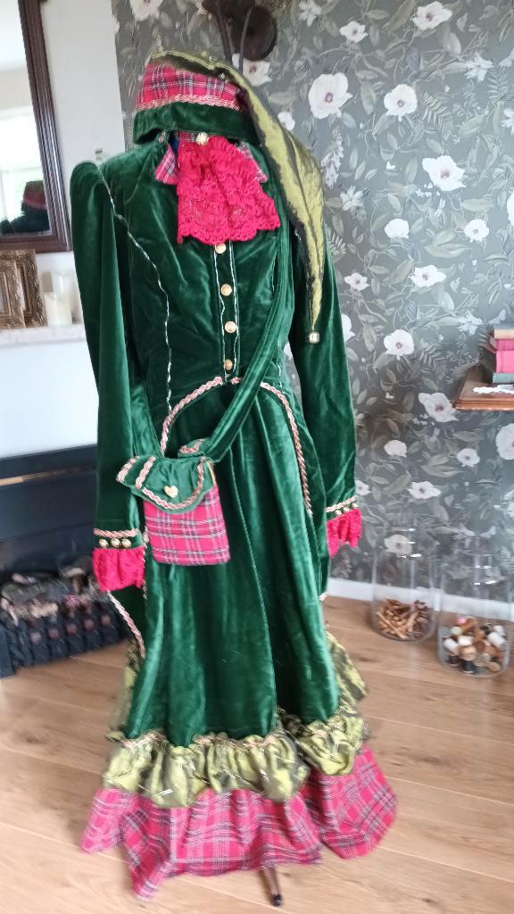 kerst costum elf maat 38 vlourse schotseruit, Kleding | Dames, Carnavalskleding en Feestkleding, Zo goed als nieuw, Kleding, Kerstmis of Sinterklaas