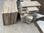 42 x Natuursteen Tuintegels 60x60, Ophalen, Gebruikt, Overige materialen