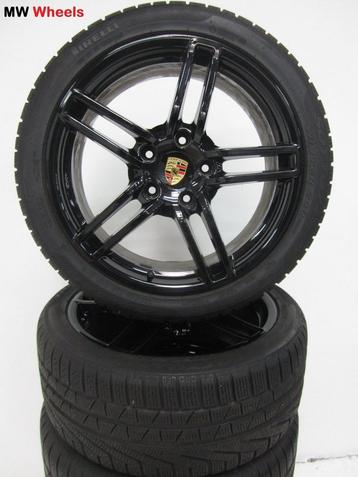 Porsche 19 inch velgen 911 991 Carrera 4 en 4 S winterbanden beschikbaar voor biedingen