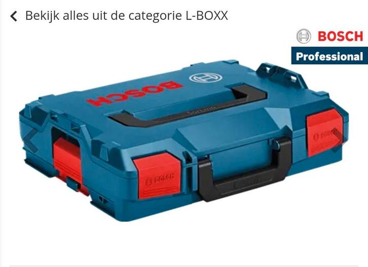 Bosch L-BOXX Gereedschapskoffer - Gebruikt, Doe-het-zelf en Verbouw, Gereedschapskisten, Gebruikt, Ophalen