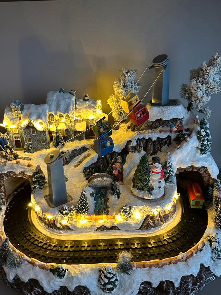 Kersthuis, kerstdorp, kersttrein, Diversen, Kerst, Gebruikt, Ophalen