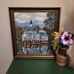 Borduur Schilderij Koepel Kasteeltje 46x50, Ophalen of Verzenden, Gebruikt, Handborduren, Overige typen
