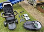 Mutsy Evo kinderwagen en reiswieg, Kinderen en Baby's, Kinderwagens en Combinaties, Ophalen, Gebruikt, Verstelbare duwstang, Combiwagen