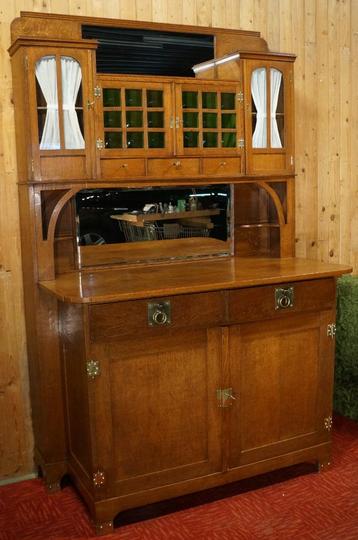 Antiek Art Deco buffetkast Buffet kast meubel Servieskast 19 beschikbaar voor biedingen
