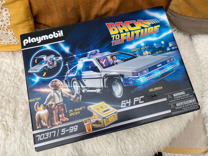 Playmobil Back to the Future DeLorean 70317 - Compleet!, Kinderen en Baby's, Speelgoed | Playmobil, Nieuw, Complete set, Ophalen