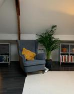 Strandmon oorfauteuil grijs, Huis en Inrichting, Ophalen, Hout, 75 tot 100 cm, Zo goed als nieuw