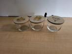 glazen potten 3x, Huis en Inrichting, Keuken | Potten en Pannen, Ophalen of Verzenden, Gebruikt, Glas, Pot, Bus of Blik