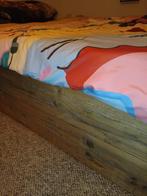 ** Bed van Steigerhout **, Huis en Inrichting, Slaapkamer | Bedden, Ophalen, Eenpersoons, Steigerhout, 140 cm