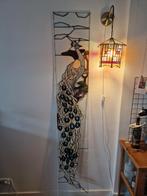 Tiffany Pauw Glas in Lood, Antiek en Kunst, Ophalen