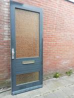 89 x227.5cm zeer hoge deur met sierglas, 80 tot 100 cm, 215 cm of meer, Ophalen of Verzenden, Glas