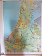 schoolkaart randstand holland, Antiek en Kunst, Antiek | Schoolplaten, Ophalen of Verzenden, Aardrijkskunde