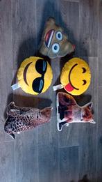 Emoji & Dieren Kussens - Set van 5, Ophalen of Verzenden, Zo goed als nieuw, Overige typen