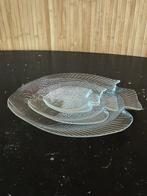 Set/4 ARCOROC glazen visborden / poisson, Ophalen