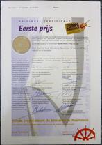 replica florijn 2003 kinderhulp, Postzegels en Munten, Penningen en Medailles, Verzenden, Overige materialen, Nederland