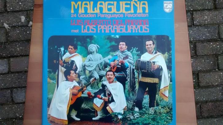 2 LP - Malaguena - 24 Gouden Paraguayos Favorieten, Cd's en Dvd's, Vinyl | Wereldmuziek, Latijns-Amerikaans, 12 inch, Ophalen of Verzenden