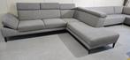 Montel Modena grijze hoekbank met verstelbare hoofdsteunen, Ophalen, Zo goed als nieuw, Stof, Modern