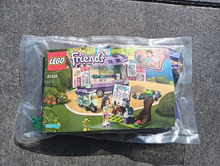 Verkoop LEGO Friends set 41332, Emma's Kunstkraam., Kinderen en Baby's, Speelgoed | Duplo en Lego, Zo goed als nieuw, Lego, Complete set