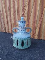 Retro vintage lampenvoet groen, Huis en Inrichting, Woonaccessoires | Kandelaars en Kaarsen, Ophalen, Overige materialen, 25 tot 50 cm