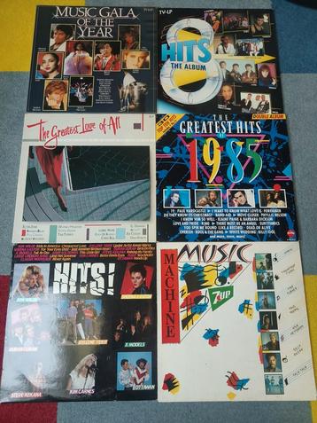 Lp's 80's overzicht platen hits pop disco rock beschikbaar voor biedingen