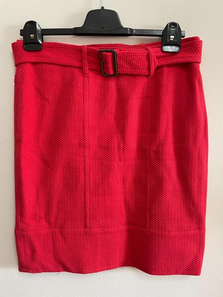 R60 - Zalmroze Caroline Biss rok maat 40 (1), Kleding | Dames, Rokken, Zo goed als nieuw, Maat 38/40 (M), Roze, Onder de knie