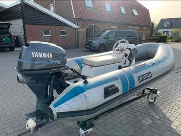 Rib 3,6 mtr met 25 pk yamaha 4takt en power trim 