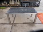 tuintafel rvs met hardsteen blad, Tuin en Terras, Tuintafels, Ophalen, Nieuw, Rechthoekig, Rvs