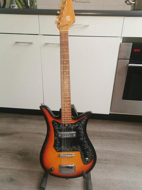 Vintage Teisco Del Rey ET-100 gitaar., Muziek en Instrumenten, Snaarinstrumenten | Gitaren | Elektrisch, Zo goed als nieuw, Solid body