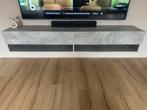 Tv meubel betonlook, Huis en Inrichting, Ophalen, 150 tot 200 cm, Zo goed als nieuw, Minder dan 100 cm