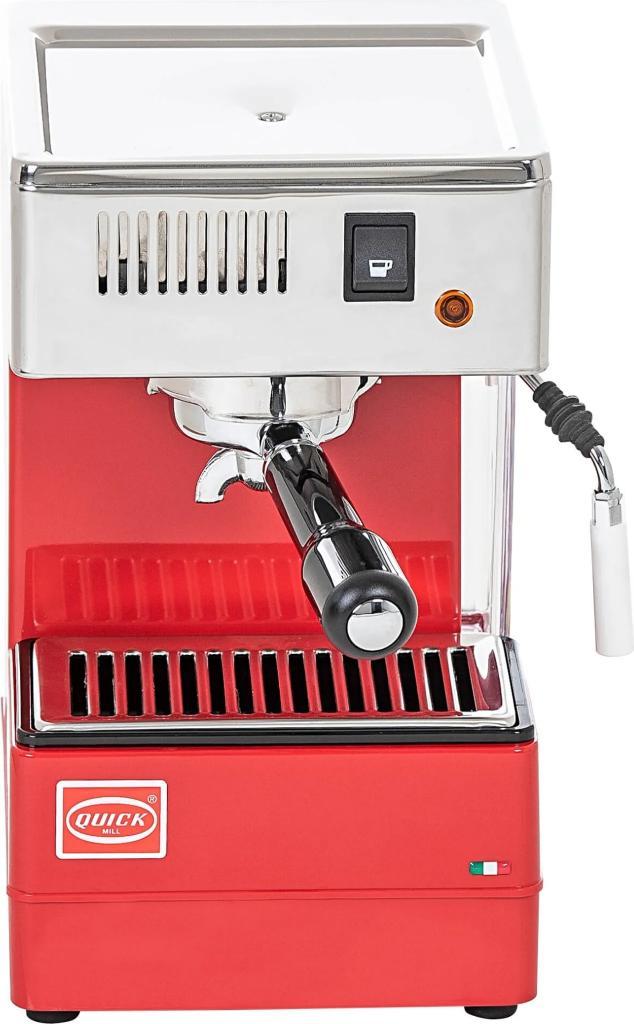 Quickmill 820 - Espresso Pistonmachine - Rood, Witgoed en Apparatuur, Koffiezetapparaten, Nieuw, Gemalen koffie, Espresso apparaat