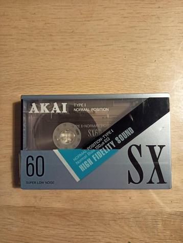 Te koop Cassettebandje AKAI SX 60 nieuw in verpakking Type I