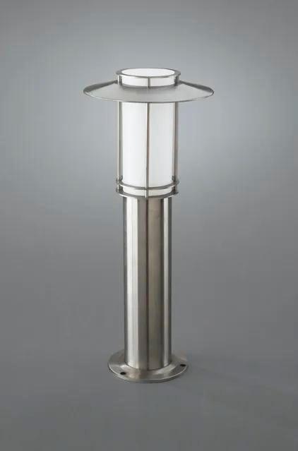 Massive Monaco Staande Lamp RVS E27, Tuin en Terras, Buitenverlichting, Nieuw, Staande lamp, Rvs, Minder dan 50 watt, Netvoeding