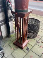 Metalen sokkel / plantenstandaard - 100 cm hoog, Huis en Inrichting, Woonaccessoires | Zuilen en Pilaren, Ophalen, Gebruikt